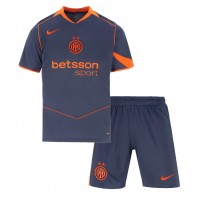 Inter Milan Matteo Darmian #36 Tretí Detský futbalový dres 2025-26 Krátky Rukáv (+ trenírky)